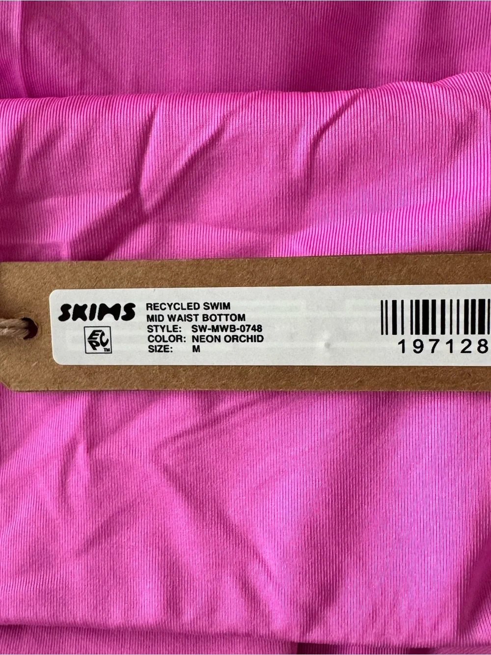 SKIMS new with tags recycled swim Mid Waist Swim Bottom